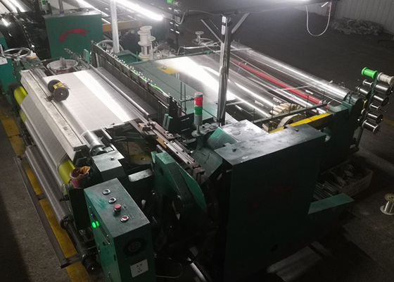 Plain / Twill Woven Type Industrial Weaving Machine For Stainless Steel Wire